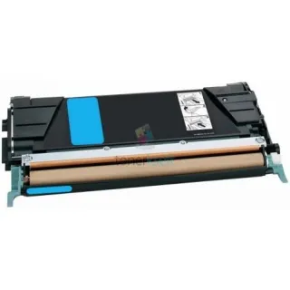 Lexmark C5222CS - C522 C Cyan - kék toner chippel - 5.000 oldal