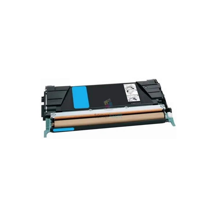 Lexmark C5222CS - C522 C Cyan - kék toner chippel - 5.000 oldal