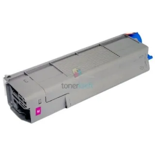 OKI 43865722 C5850 / C5950 / MC560 M Magenta - piros toner chippel - 6.000 oldal