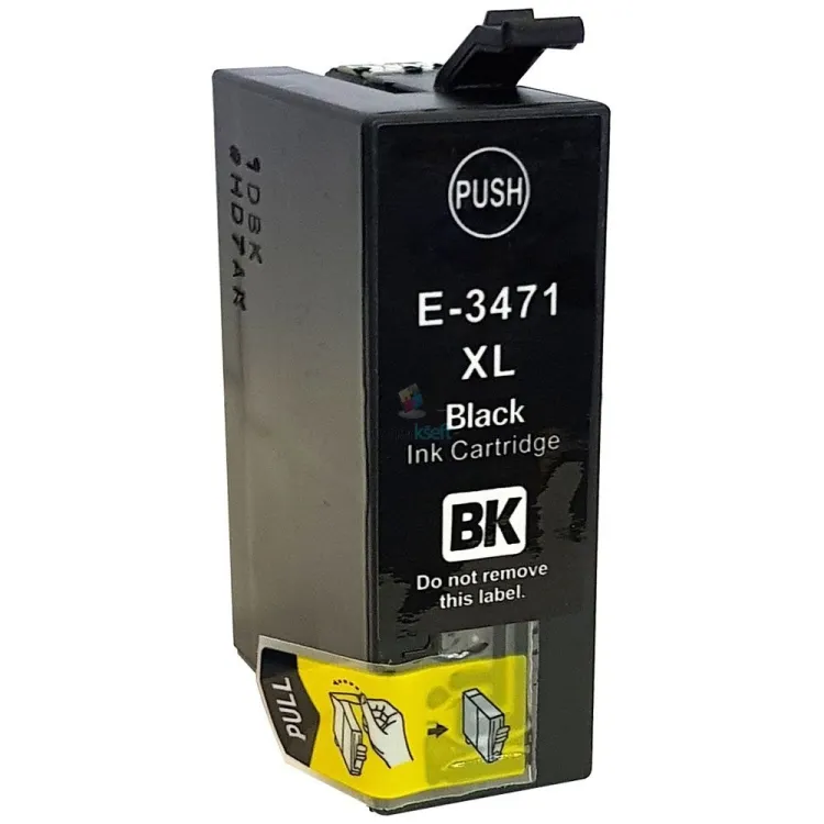 Epson T3471 / T-3471 34XL BK Black - fekete patron chippel - 30 ml