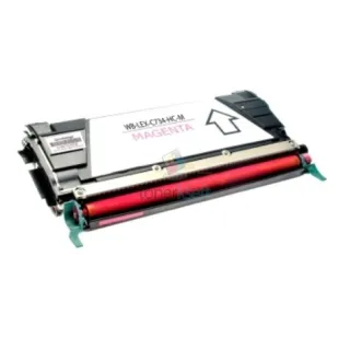 Lexmark C734A1MG / C734A2MG - C734 M Magenta - piros toner chippel - 6.000 oldal