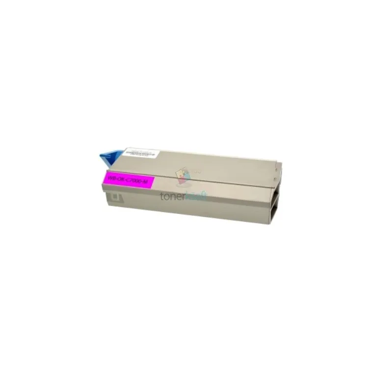 OKI 41304210 C7000 / C7200 M Magenta - piros toner chippel - 10.000 oldal