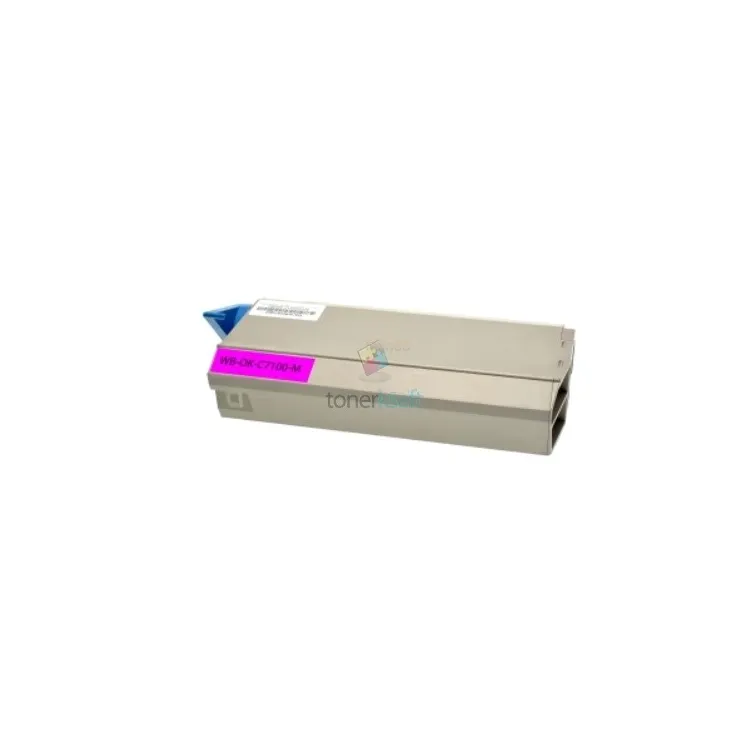 OKI 41963006 C7100 / C7300 M Magenta - piros toner chippel - 10.000 oldal