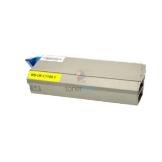 OKI 41963005 C7100 / C7300 Y Yellow - sárga toner chippel - 10.000 oldal