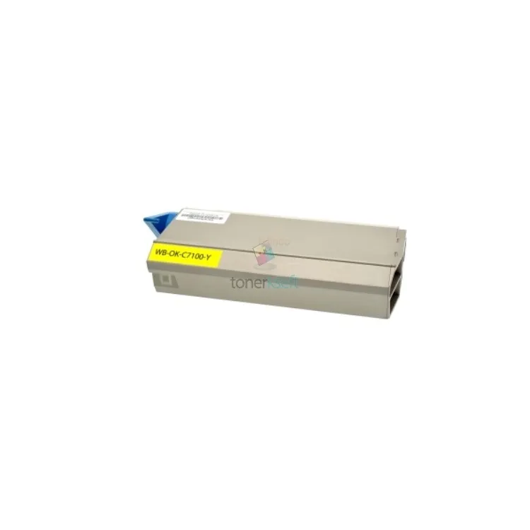 OKI 41963005 C7100 / C7300 Y Yellow - sárga toner chippel - 10.000 oldal