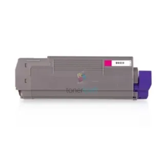 OKI 46507506 C612 M Magenta - piros toner chippel - 6.000 oldal