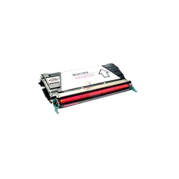 Lexmark C746A1MG / C746A2MG - C746 M Magenta - piros toner chippel - 7.000 oldal