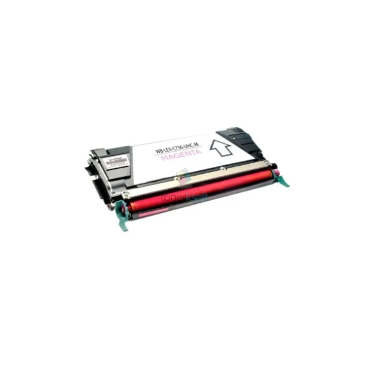 Lexmark C736H1MG / C736H2MG - C736 M Magenta - piros toner chippel - 10.000 oldal