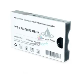 Epson T6039 / T-6039 XL C13T603900 LLBK Light Light Black - világos világos fekete patron chippel - 220 ml