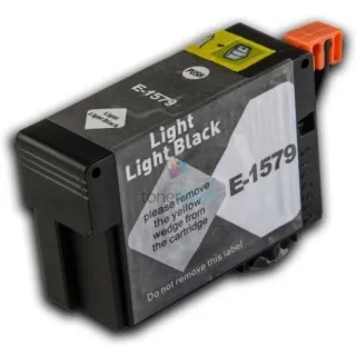 Epson T1579 / T-1579 LLBK Light Light Black - világos világos fekete patron chippel - 32 ml