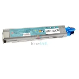 OKI 43459324 C3520 BK Black - fekete toner chippel - 2.500 oldal