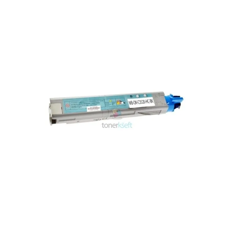 OKI 43459324 C3520 BK Black - fekete toner chippel - 2.500 oldal