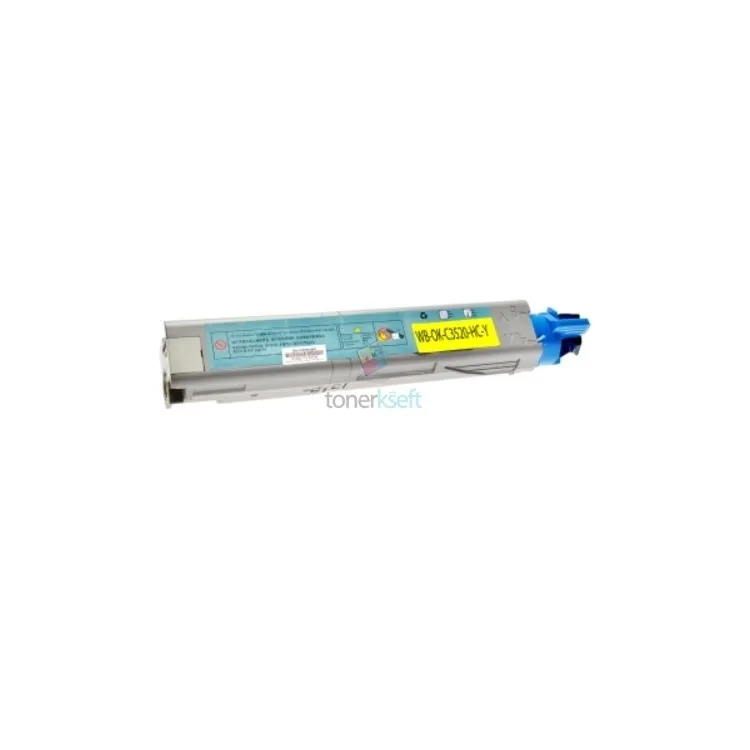 OKI 43459369 C3520 Y Yellow - sárga toner chippel - 2.500 oldal