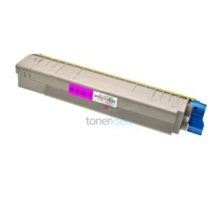 OKI 44643002 C801 / C821 M Magenta - piros toner chippel - 7.300 oldal