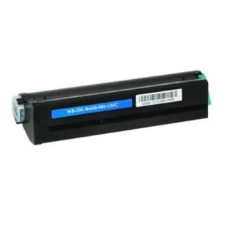 OKI 43979216 B440 / MB480 BK Black - fekete toner chippel - 12.000 oldal