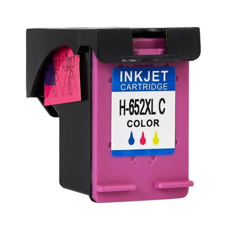 Kompatibilis HP 652 XL / F6V24AE HP szám 652 XL Color - trikolór patron chippel - 18 ml